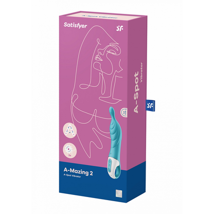 A-Mazing 2 - A-Spot Stimulator met Textuur - Turquoise Türkis - 1