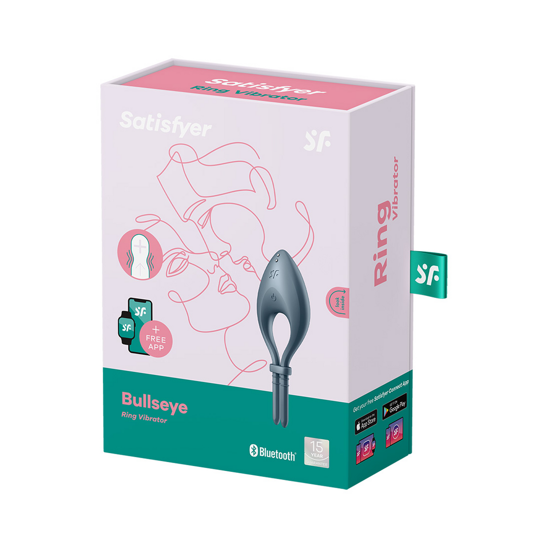 Bullseye - Vibrerende Cockring - Donkerblauw Blau - 1