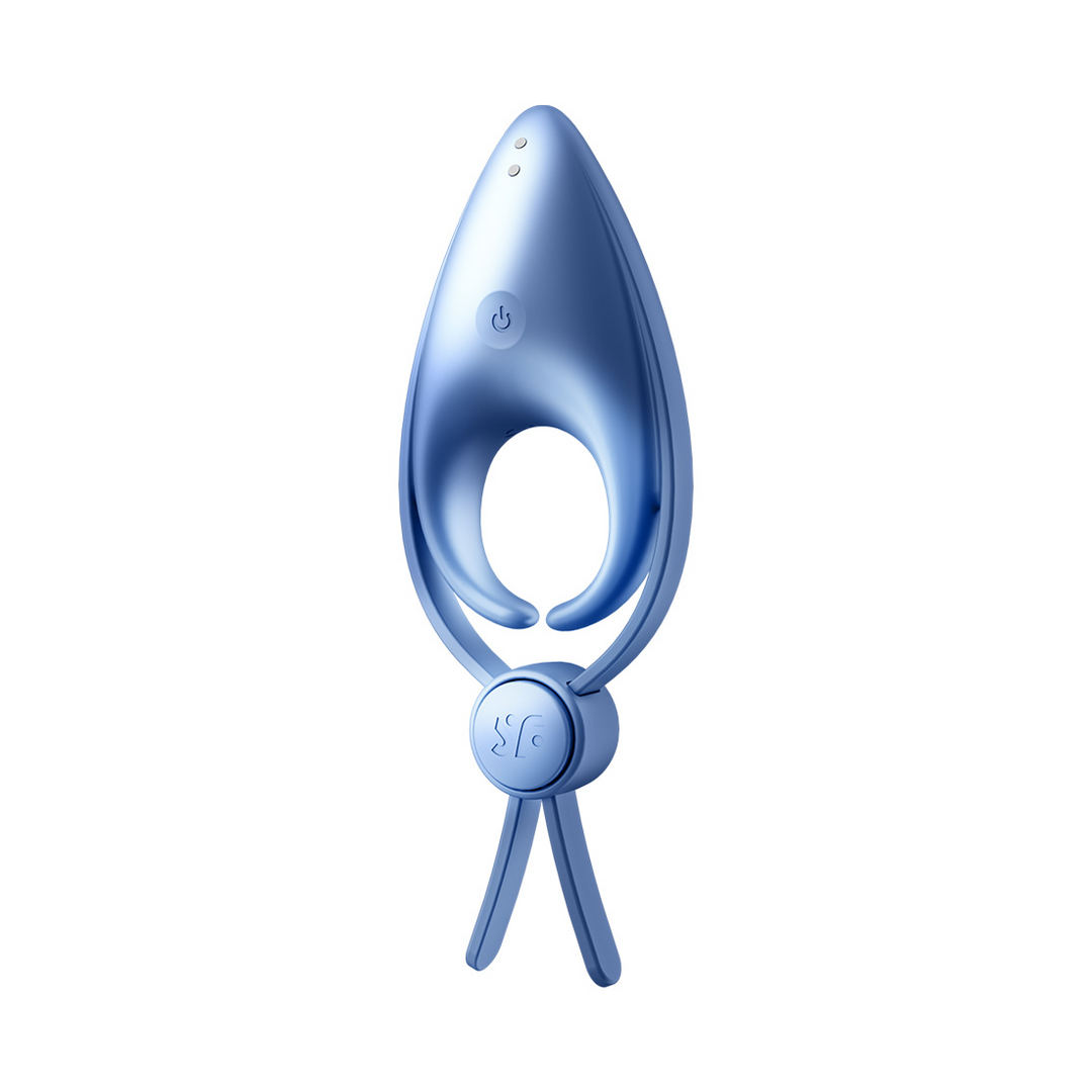 Sniper - Vibrerende Cockring - Blauwgrijs Blau - 2