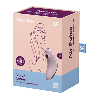 Vulva Lover 1 - Dubbele Luchtpulsvibrator - Violet Pink - 3