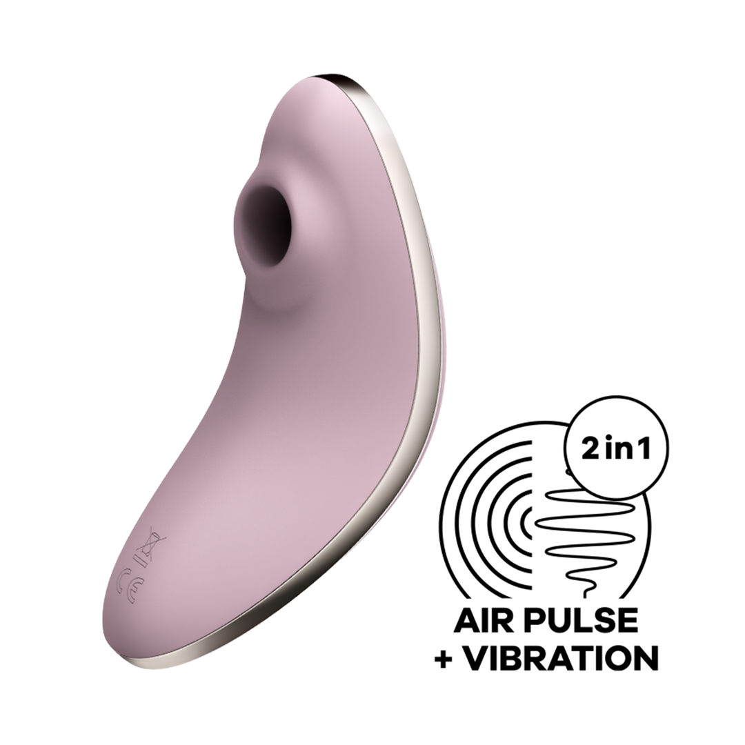 Vulva Lover 1 - Dubbele Luchtpulsvibrator - Violet Pink - 2
