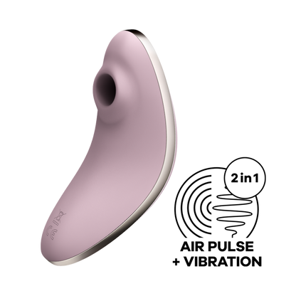 Vulva Lover 1 - Dubbele Luchtpulsvibrator - Violet Pink - 2