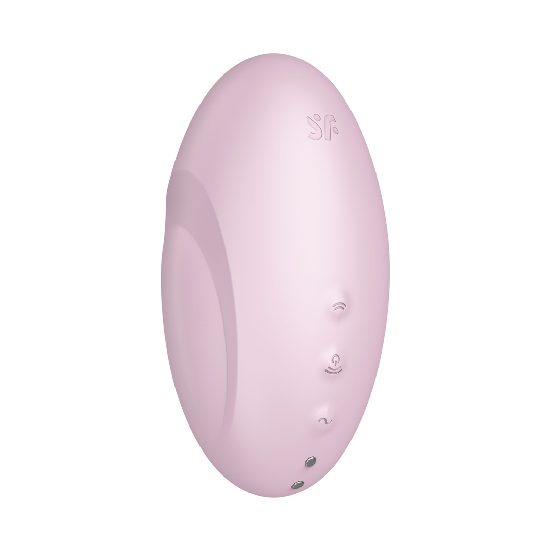 Vulva Lover 3 - Dubbele Luchtpulsvibrator - Roze Rot - 2