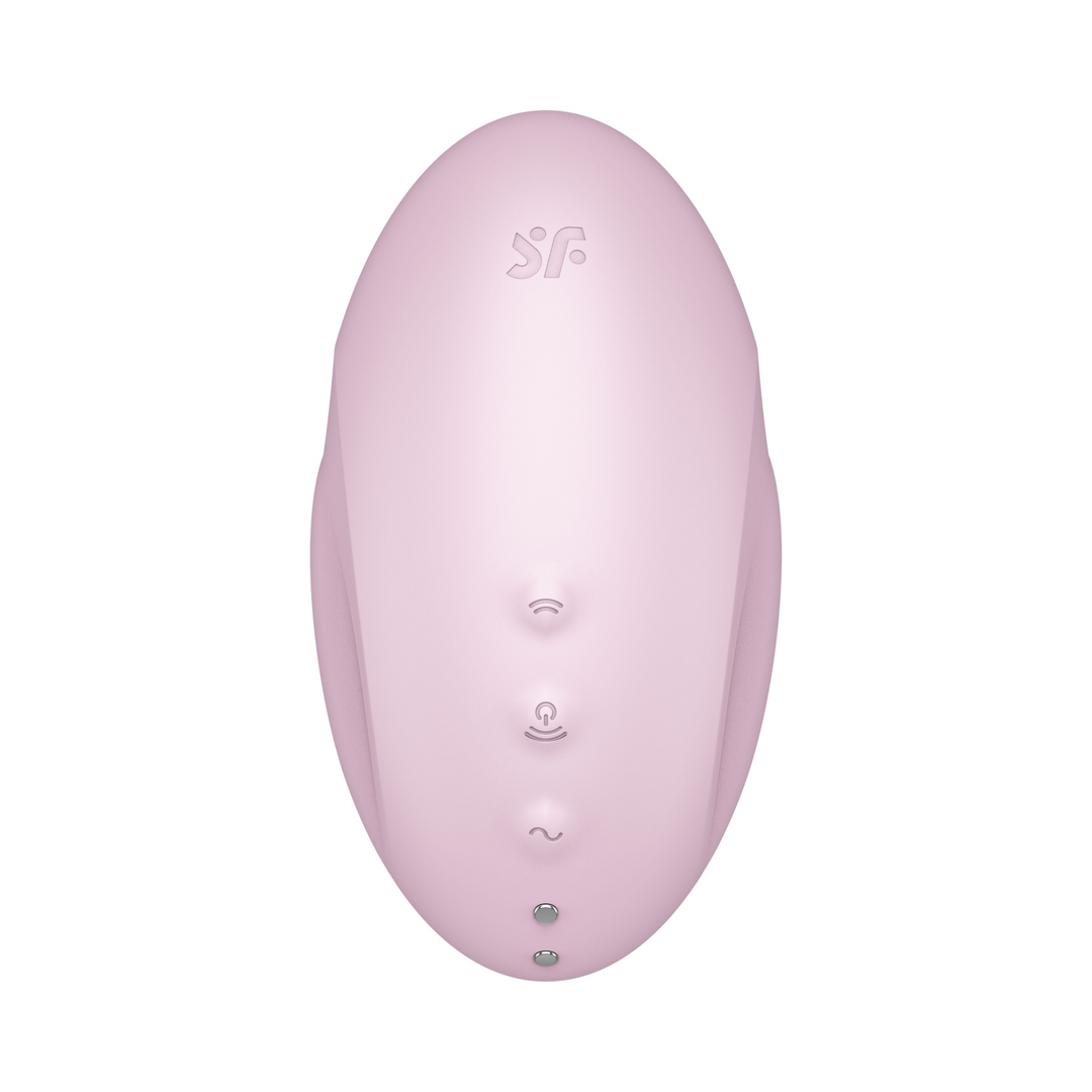 Vulva Lover 3 - Dubbele Luchtpulsvibrator - Roze Rot - 0