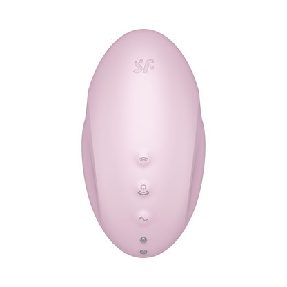 Vulva Lover 3 - Dubbele Luchtpulsvibrator - Roze Rot - 0
