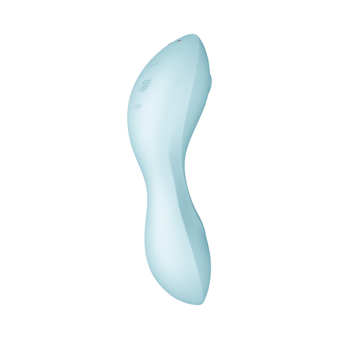 Curvy 5Plus - Air Pulse Stimulator en Vibration - Blauw Blau - 3