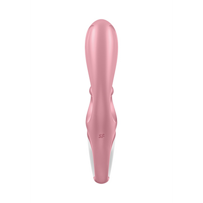 Hug Me - Rabbit Vibrator met Tongue Tip voor Clitoris Stimulatie - Roze Pink - 4