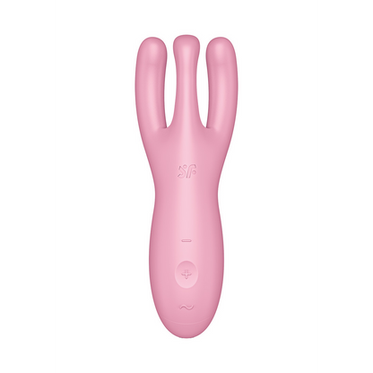 Threesome 4Plus - Lay-on Vibrator met App - Roze Pink - 1