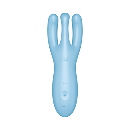 Threesome 4Plus - Lay-on Vibrator met App - Blauw Blau - 2