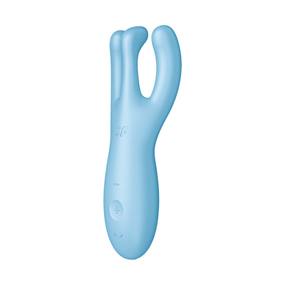 Threesome 4Plus - Lay-on Vibrator met App - Blauw Blau - 2