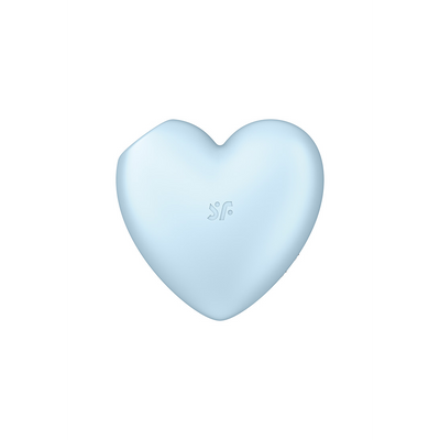Cutie Heart - Air Pulse Stimulator en Vibratie - Blauw Blau - 1