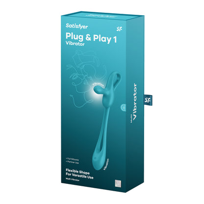 Plug and Play 1 - Partner Vibrator - Blauwgroen Grün - 2