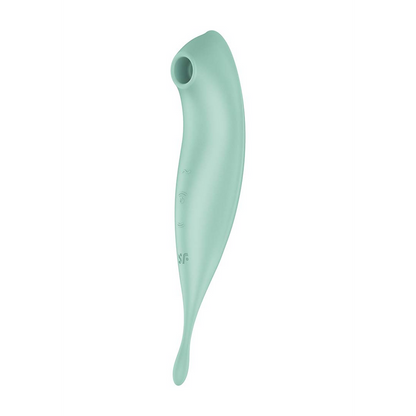 Twirling Pro - Tip Vibrator met App - Mint Grün - 1