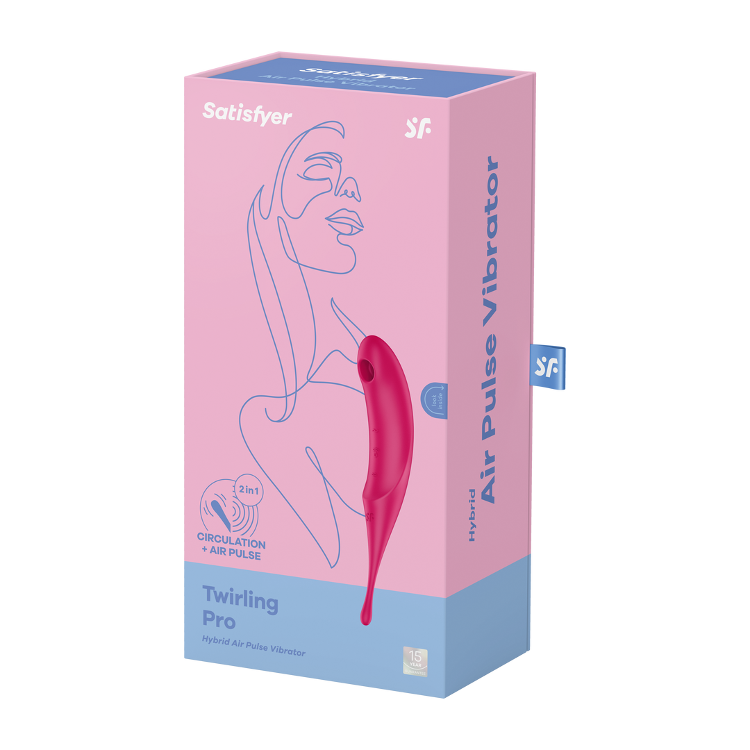 Twirling Pro - Tip Vibrator met App - Rood Rot - 3