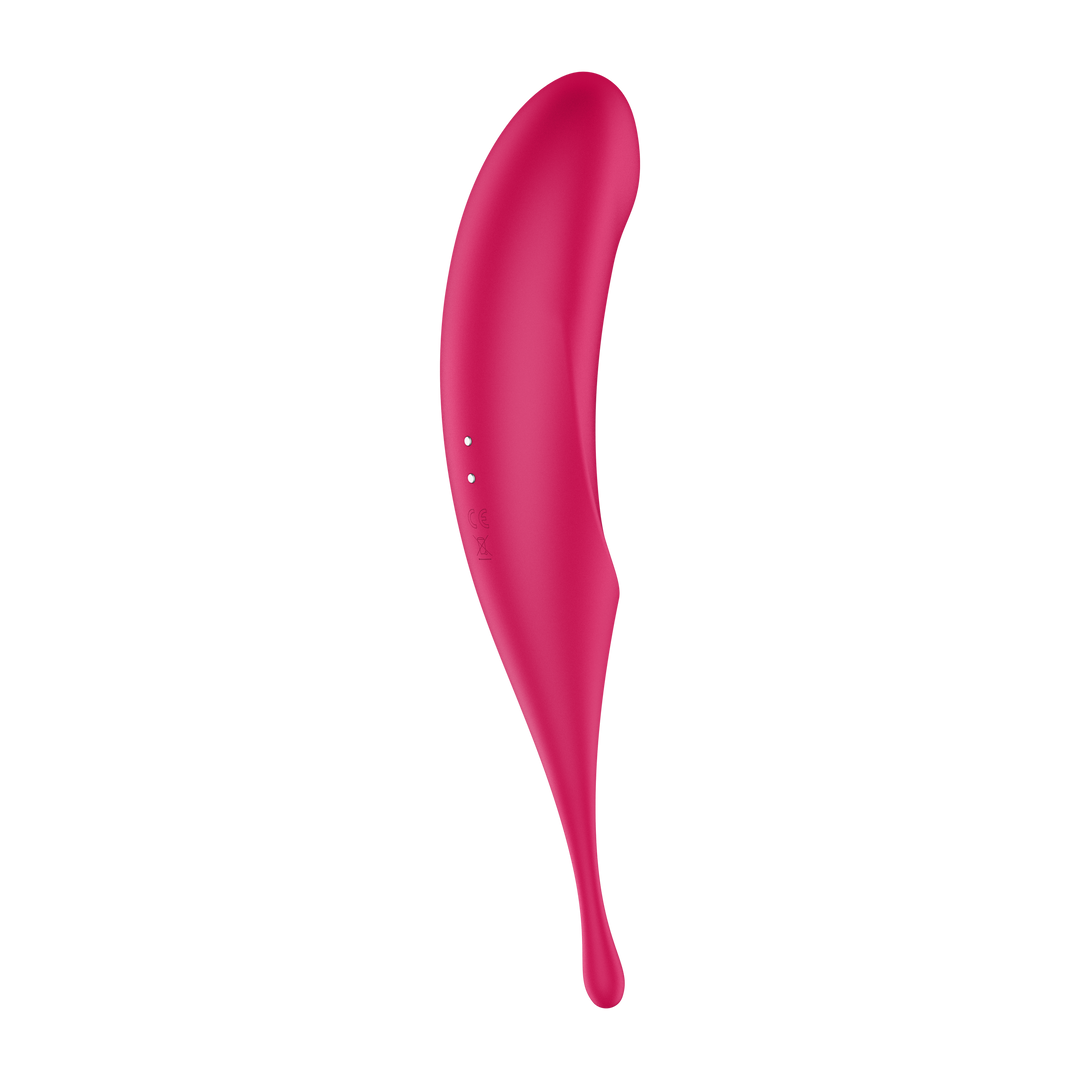 Twirling Pro - Tip Vibrator met App - Rood Rot - 2