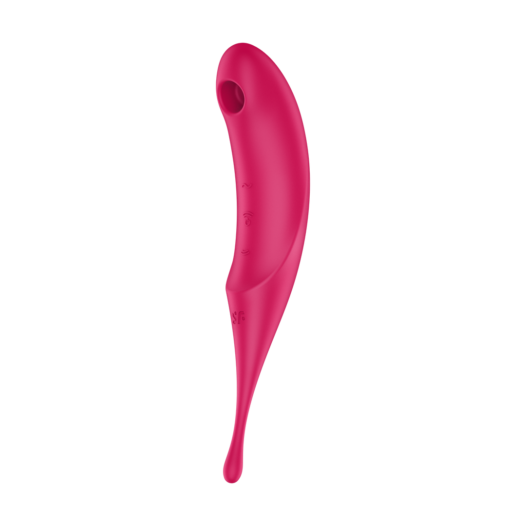 Twirling Pro - Tip Vibrator met App - Rood Rot - 4