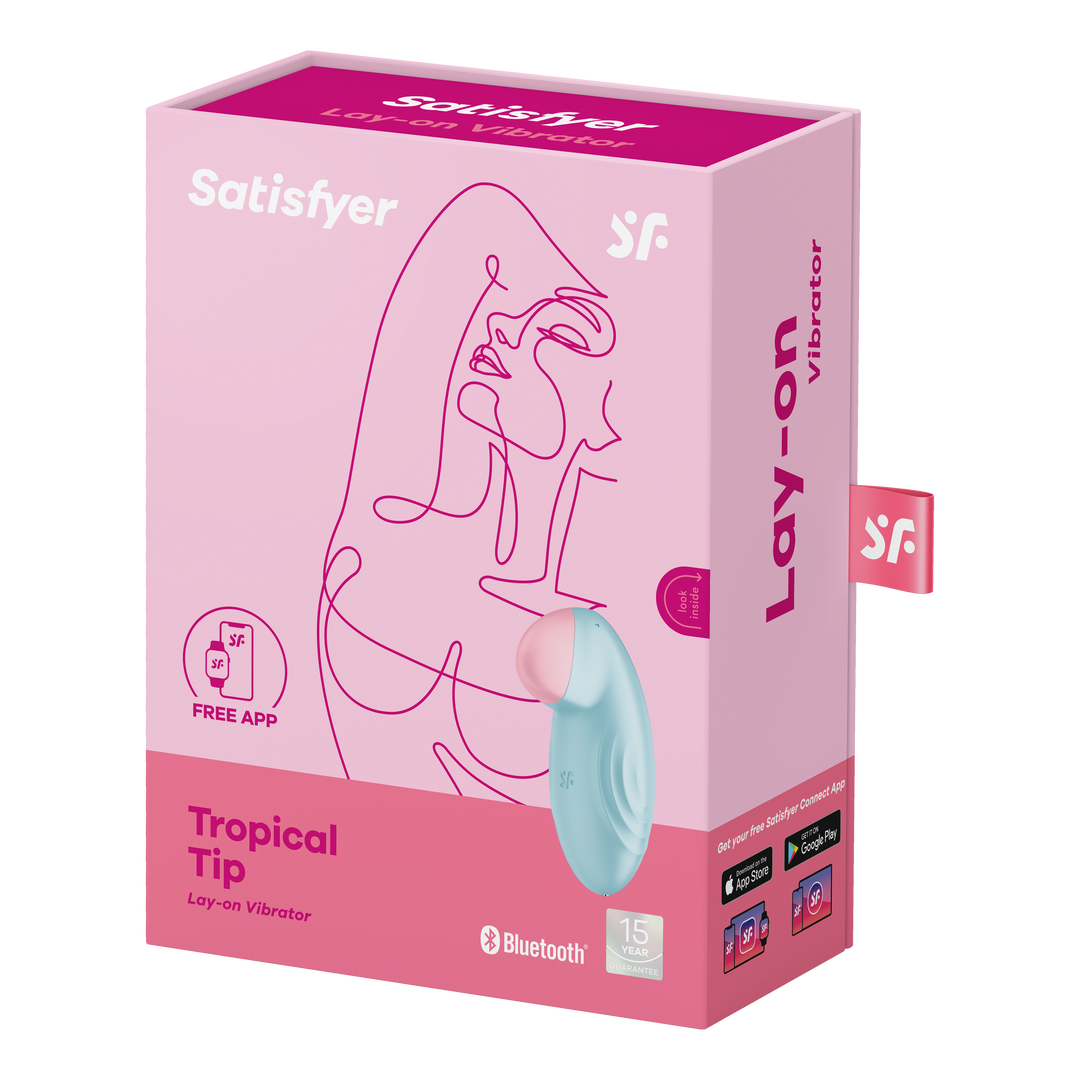 Tropical Tip - Lay-on Vibrator - Vibrator - Lichtblauw Blau - 1