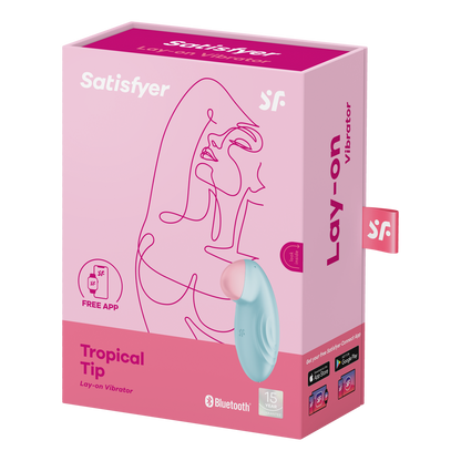 Tropical Tip - Lay-on Vibrator - Vibrator - Lichtblauw Blau - 1