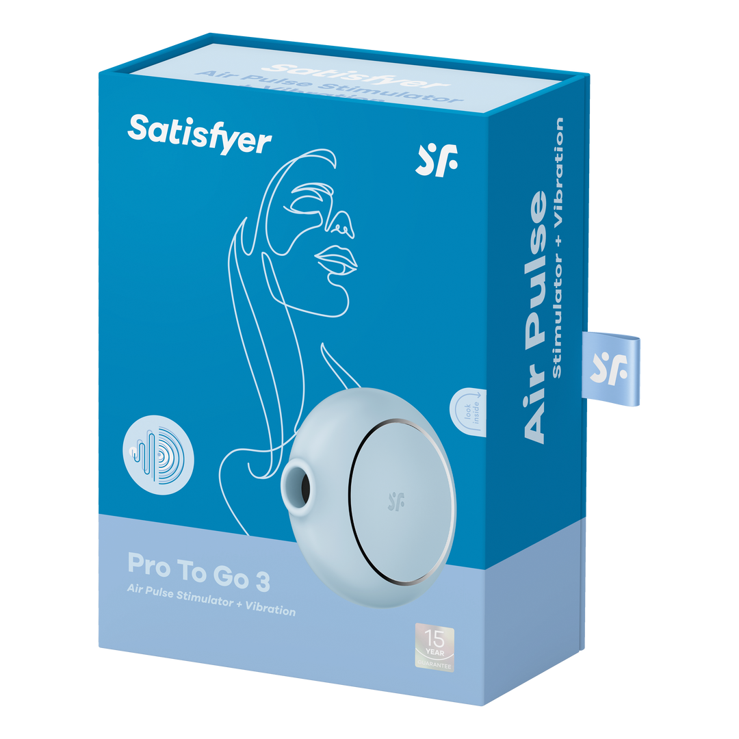 Pro to Go 3 - Air Pulse Stimulator - Blauw Blau - 1