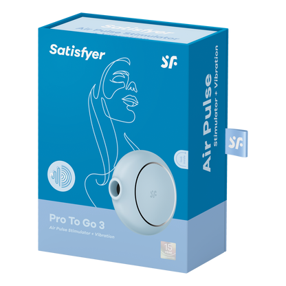Pro to Go 3 - Air Pulse Stimulator - Blauw Blau - 1