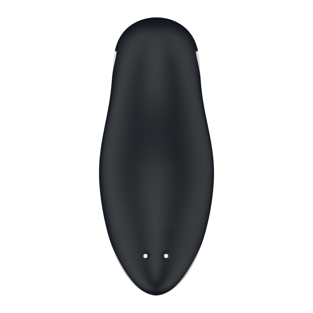 Orca - Air Pulse Stimulator en Vibrator - Zwart/Wit Schwarz - 0