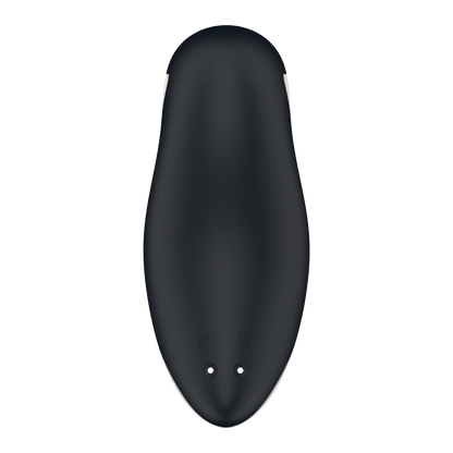 Orca - Air Pulse Stimulator en Vibrator - Zwart/Wit Schwarz - 0