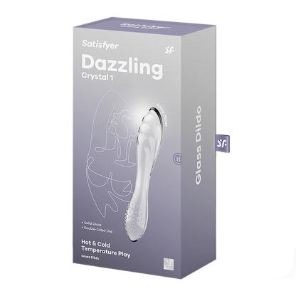 Dazzling Crystal 1 - Glas Dildo - Transparant Durchsichtig - 2