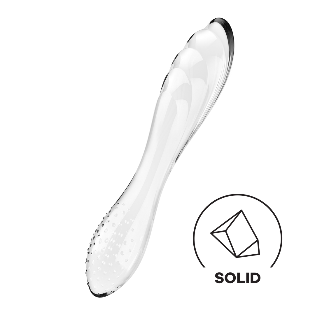 Dazzling Crystal 1 - Glas Dildo - Transparant Durchsichtig - 4