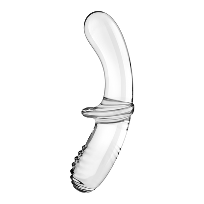 Dubbele Crystal - Glazen Dildo - Transparant Durchsichtig - 1
