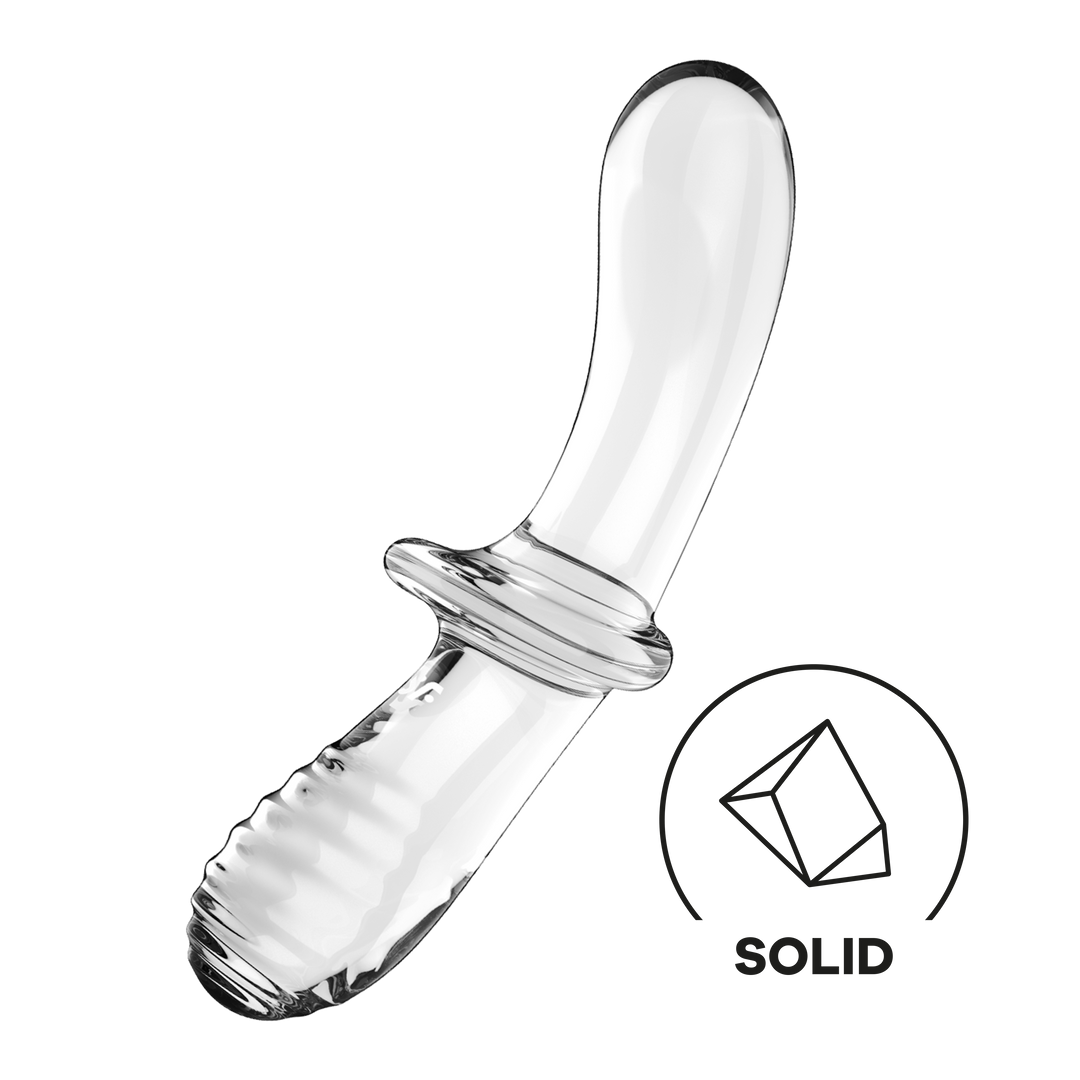 Dubbele Crystal - Glazen Dildo - Transparant Durchsichtig - 4