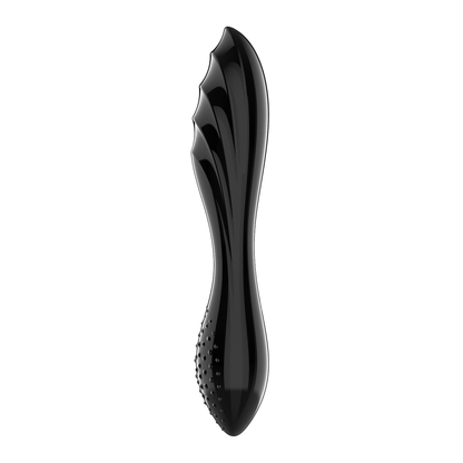 Dazzling Crystal 1 - Glazen Dildo - Zwart Blau - 1