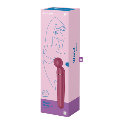 Planet Wand-er - Wand Vibrator - Berry/Roze Goud Violett - 4