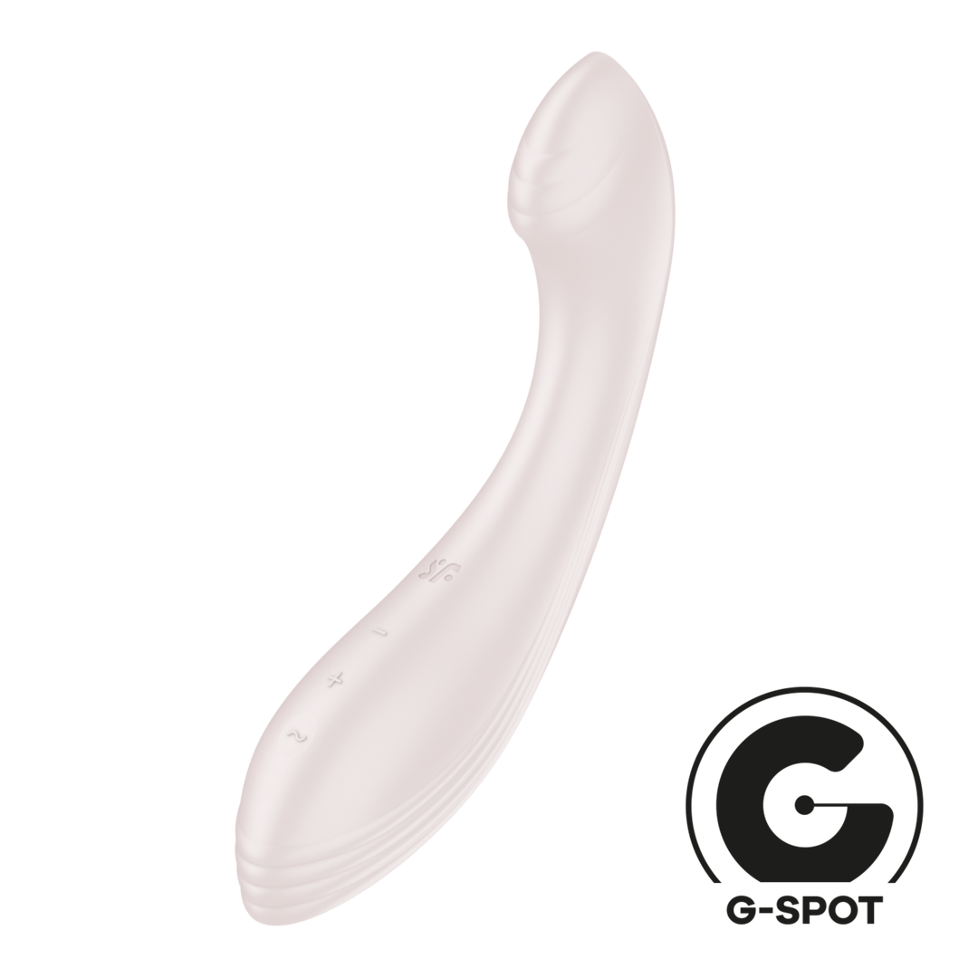 G-Force - Super Sterke G-Spot Vibrator - Beige Weiß - 3