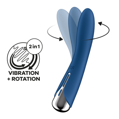 Spinning Vibe 1 - Draaivibrator voor de G-Spot - Blauw Blau - 6