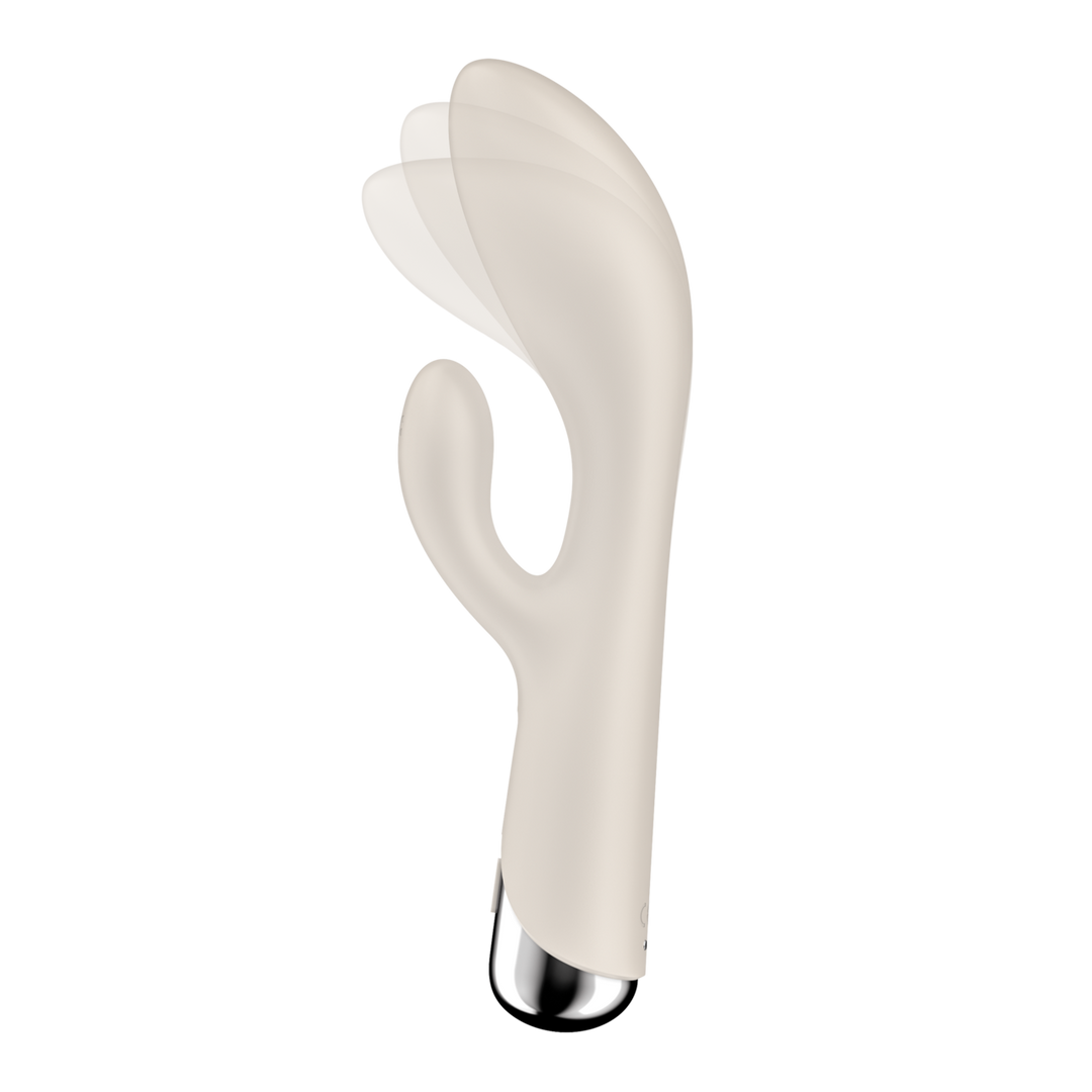 Spinning Rabbit 1 - Rotating Rabbit Vibrator - Beige Weiß - 2