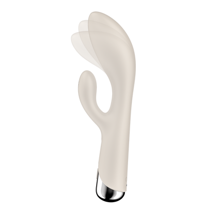 Spinning Rabbit 1 - Rotating Rabbit Vibrator - Beige Weiß - 2