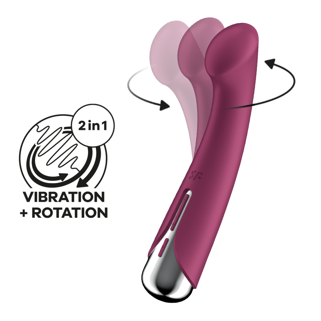 Spinning G-Spot 1 - Roterende G-Spot Vibrator - Rood Rot - 4
