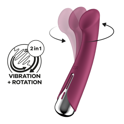 Spinning G-Spot 1 - Roterende G-Spot Vibrator - Rood Rot - 4