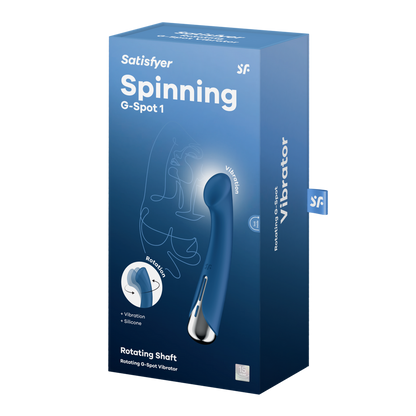 Spinning G-Spot 1 - Draaibare G-Spot Vibrator - Blauw Blau - 0