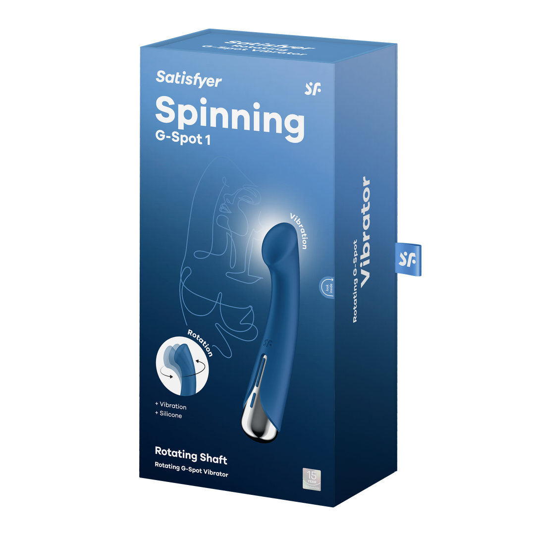 Spinning G-Spot 1 - Draaibare G-Spot Vibrator - Blauw Blau - 2