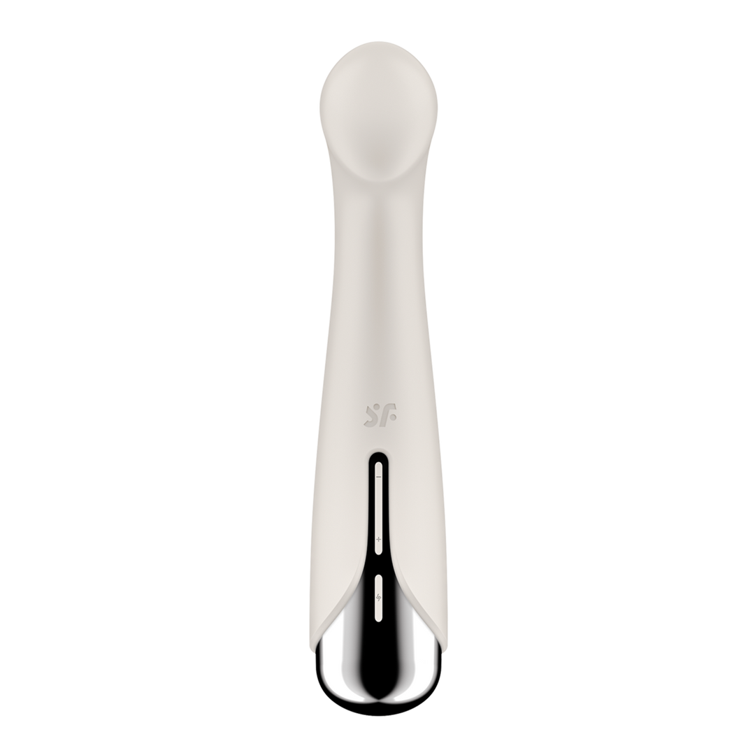 Spinning G-Spot 1 - Rotating G-Spot Vibrator - Beige Weiß - 3