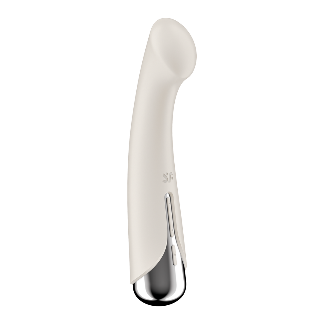 Spinning G-Spot 1 - Rotating G-Spot Vibrator - Beige Weiß - 3