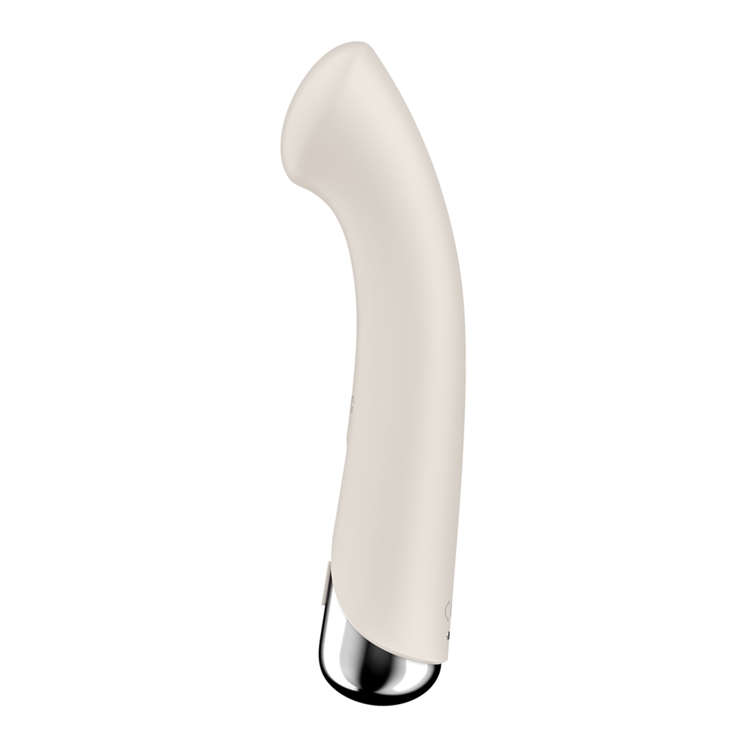 Spinning G-Spot 1 - Rotating G-Spot Vibrator - Beige Weiß - 6
