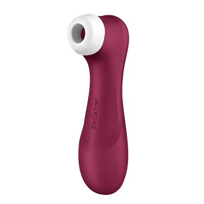 Pro 2 Generatie 3 - Double Air Pulse Vibrator - Liquid Air en Connect App - Wijnrood Violett - 1