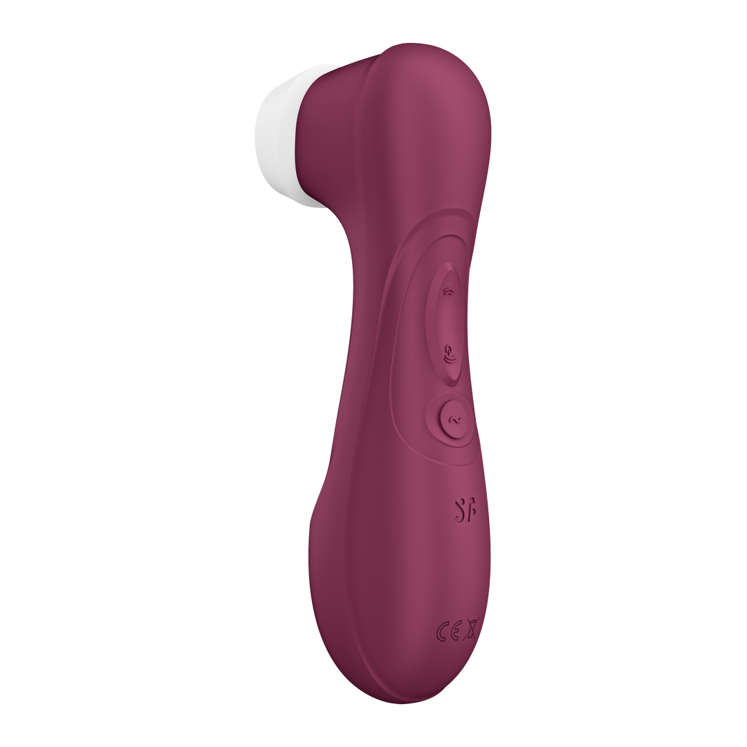 Pro 2 Generatie 3 - Double Air Pulse Vibrator - Liquid Air en Connect App - Wijnrood Violett - 2