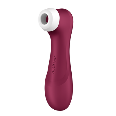 Pro 2 Generatie 3 - Double Air Pulse Vibrator - Liquid Air - Wijnrood Violett - 0