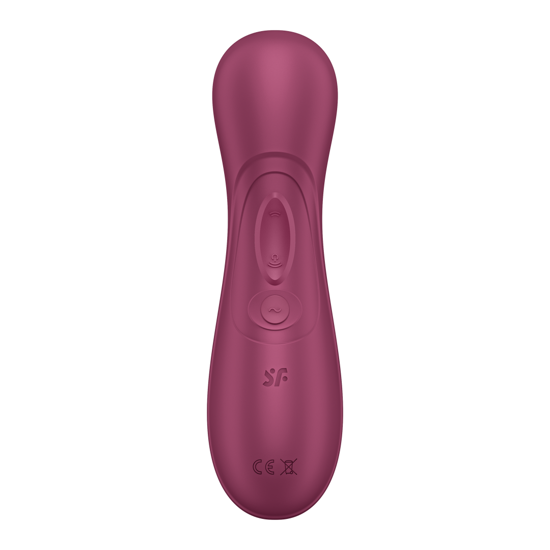 Pro 2 Generatie 3 - Double Air Pulse Vibrator - Liquid Air - Wijnrood Violett - 2