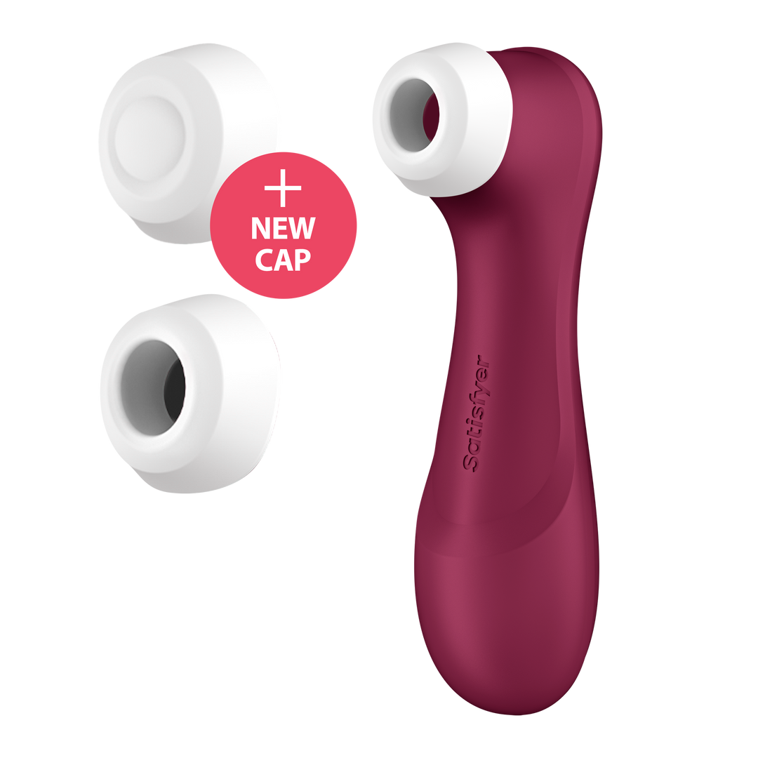 Pro 2 Generatie 3 - Double Air Pulse Vibrator - Liquid Air - Wijnrood Violett - 5