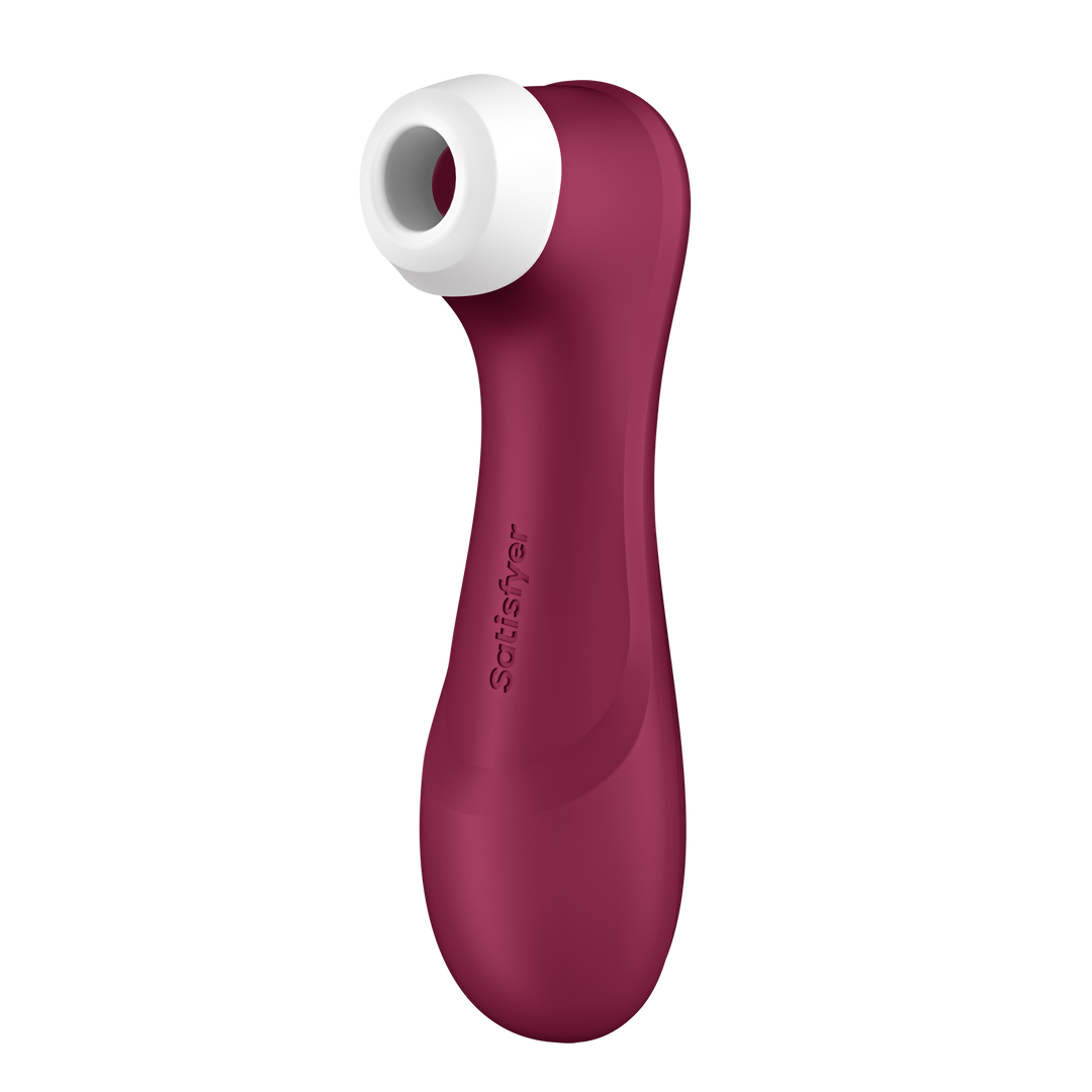 Pro 2 Generatie 3 - Double Air Pulse Vibrator - Liquid Air - Wijnrood Violett - 1
