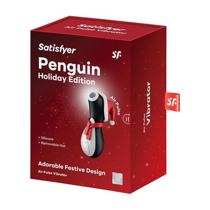 Penguin - Air Pulse Stimulator - Holiday Edition Black - 2